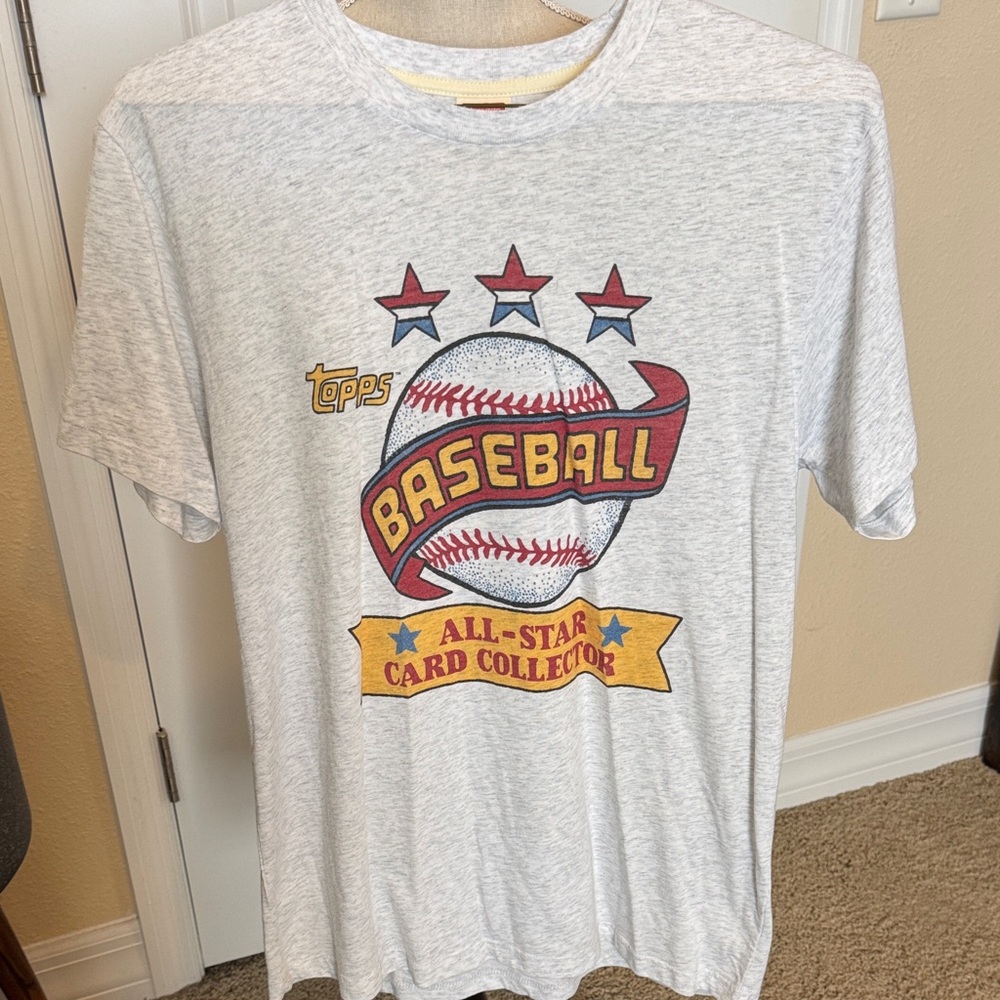 Homage Topps Gray Baseball All-Star T-Shirt